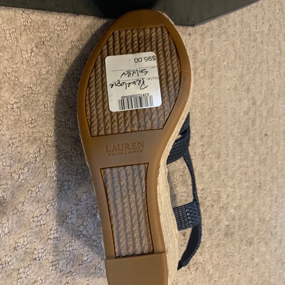 NWT Ralph Lauren blue espadrilles size 6 - Picture 7 of 7